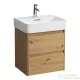 Laufen BASE 2.0 52x40 cm-es, 2 fiókos fali mosdótartó szekrény  VAL H810282 mosdóhoz, vad tölgy H4113621082671