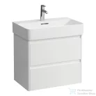 Laufen BASE 2.0 62x40 cm-es, 2 fiókos fali mosdótartó szekrény VAL H810284 mosdóhoz, matt fehér H4113921082601