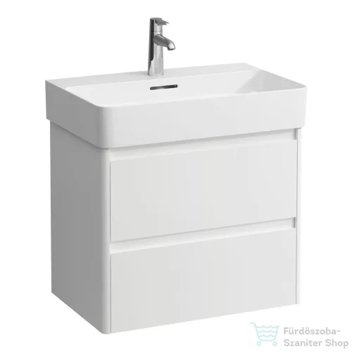 Laufen BASE 2.0 62x40 cm-es, 2 fiókos fali mosdótartó szekrény VAL H810284 mosdóhoz, matt fehér H4113921082601