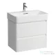 Laufen BASE 2.0 62x40 cm-es, 2 fiókos fali mosdótartó szekrény VAL H810284 mosdóhoz, matt fehér H4113921082601