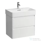 Laufen BASE 2.0 62x40 cm-es, 2 fiókos fali mosdótartó szekrény VAL H810284 mosdóhoz, fényes fehér H4113921082611