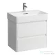 Laufen BASE 2.0 62x40 cm-es, 2 fiókos fali mosdótartó szekrény VAL H810284 mosdóhoz, fényes fehér H4113921082611