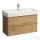 Laufen BASE 2.0 92x40 cm-es, 2 fiókos fali mosdótartó szekrény VAL H810287 mosdóhoz, vad tölgy H4114121082671
