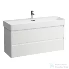 Laufen BASE 2.0 117x40 cm-es, 2 fiókos alsószekrény VAL H810289 mosdóhoz, matt fehér H4114221082601