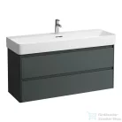 Laufen BASE 2.0 117x40 cm-es, 2 fiókos alsószekrény VAL H810289 mosdóhoz, traffic grey H4114221082661