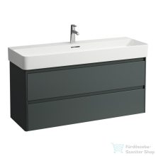   Laufen BASE 2.0 117x40 cm-es, 2 fiókos alsószekrény VAL H810289 mosdóhoz, traffic grey H4114221082661