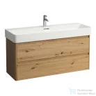 Laufen BASE 2.0 117x40 cm-es, 2 fiókos alsószekrény VAL H810289 mosdóhoz, vad tölgy H4114221082671