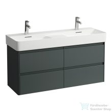   Laufen BASE 2.0 117x40 cm-es, 4 fiókos alsószekrény VAL H814282 mosdóhoz, traffic grey H4114241082661