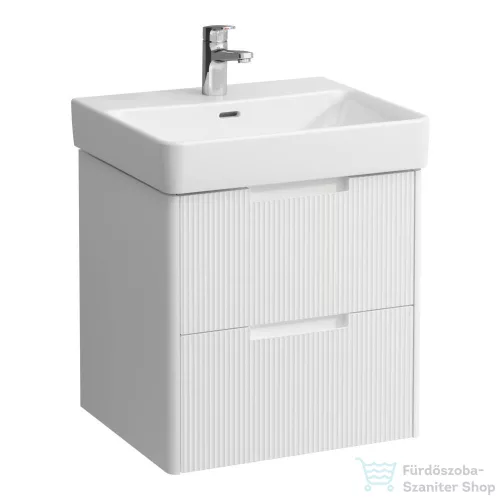 Laufen JUNA 52x44 cm alsószekrény, 2 fiók, PRO S H810962  mosdóhoz, matt fehér H4114621092601