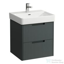   Laufen JUNA 52x44 cm alsószekrény, 2 fiók, PRO S H810962  mosdóhoz, szürke H4114621092661