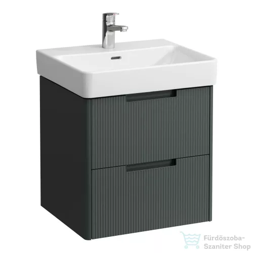 Laufen JUNA 52x44 cm alsószekrény, 2 fiók, PRO S H810962  mosdóhoz, szürke H4114621092661