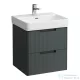 Laufen JUNA 52x44 cm alsószekrény, 2 fiók, PRO S H810962  mosdóhoz, szürke H4114621092661