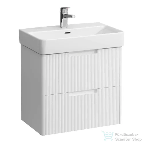 Laufen JUNA 57x36 cm alsószekrény, 2 fiók, PRO S H818959  mosdóhoz, matt fehér H4114821092601