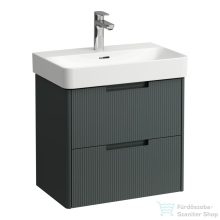   Laufen JUNA 57x36 cm alsószekrény, 2 fiók, PRO S H818959  mosdóhoz, szürke H4114821092661