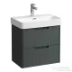 Laufen JUNA 57x36 cm alsószekrény, 2 fiók, PRO S H818959  mosdóhoz, szürke H4114821092661