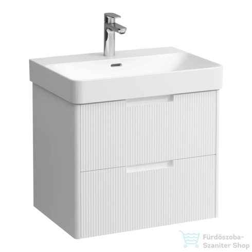 Laufen JUNA 62x44 cm alsószekrény, 2 fiók, PRO S H810964  mosdóhoz, matt fehér H4115021092601