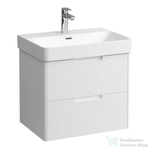 Laufen JUNA 62x44 cm alsószekrény, 2 fiók, PRO S H810964  mosdóhoz, matt fehér H4115021092601