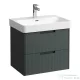 Laufen JUNA 62x44 cm alsószekrény, 2 fiók, PRO S H810964  mosdóhoz, szürke H4115021092661