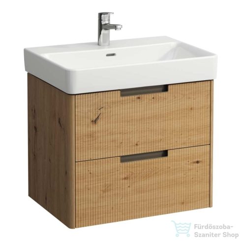 Laufen JUNA 62x44 cm alsószekrény, 2 fiók, PRO S H810964  mosdóhoz, Vad tölgy H4115021092671