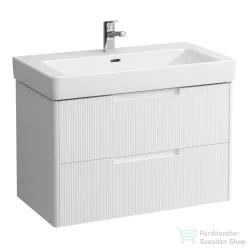   Laufen JUNA 82x44 cm alsószekrény, 2 fiók, PRO S H813965 mosdóhoz, matt fehér H4115221092601