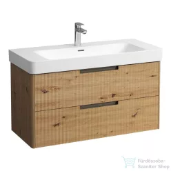   Laufen JUNA 102x44 cm alsószekrény, 2 fiók, PRO S H813966 mosdóhoz, vad tölgy  H4115321092671