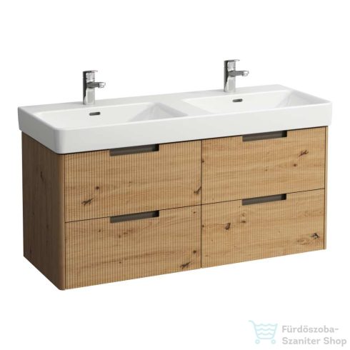 Laufen JUNA 116x44 cm alsószekrény, 4 fiók, PRO S H814966 mosdóhoz, vad tölgy H4115441092671