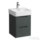 Laufen JUNA 42x40 cm alsószekrény, 2 fiók, VAL H815281 mosdóhoz, szürke H4115721092661