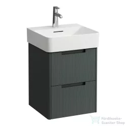   Laufen JUNA 42x40 cm alsószekrény, 2 fiók, VAL H815281 mosdóhoz, szürke H4115721092661