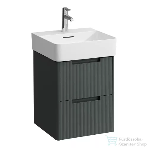 Laufen JUNA 42x40 cm alsószekrény, 2 fiók, VAL H815281 mosdóhoz, szürke H4115721092661