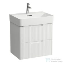   Laufen JUNA 57x40 cm alsószekrény, 2 fiók, VAL H810283 mosdóhoz, matt fehér H4115921092601