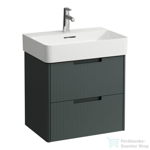 Laufen JUNA 57x40 cm alsószekrény, 2 fiók, VAL H810283 mosdóhoz, szürke H4115921092661