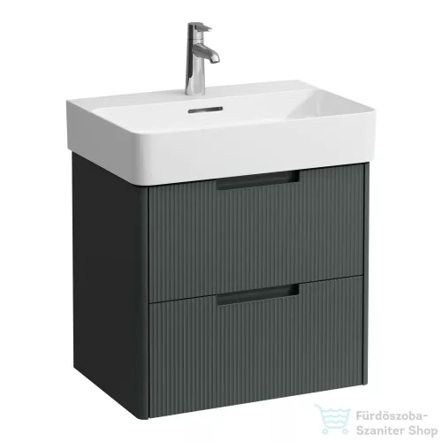 Laufen JUNA 57x40 cm alsószekrény, 2 fiók, VAL H810283 mosdóhoz, szürke H4115921092661