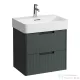 Laufen JUNA 57x40 cm alsószekrény, 2 fiók, VAL H810283 mosdóhoz, szürke H4115921092661