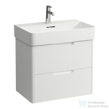   Laufen JUNA 62x40 cm alsószekrény, 2 fiók, VAL H810284 mosdóhoz, matt fehér H4116121092601