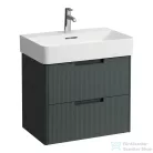 Laufen JUNA 62x40 cm alsószekrény, 2 fiók, VAL H810284 mosdóhoz, szürke H4116121092661