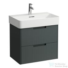   Laufen JUNA 62x40 cm alsószekrény, 2 fiók, VAL H810284 mosdóhoz, szürke H4116121092661