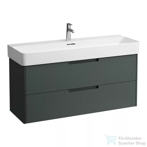 Laufen JUNA 117x40 cm alsószekrény, 2 fiók, VAL H810289 mosdóhoz, szürke H4116421092661