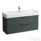 Laufen JUNA 117x40 cm alsószekrény, 2 fiók, VAL H810289 mosdóhoz, szürke H4116421092661