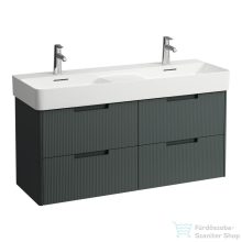   Laufen JUNA 117x40 cm alsószekrény, 4 fiók, VAL H814282 mosdóhoz, szürke H4116441092661