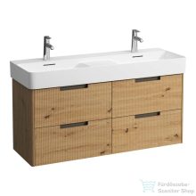   Laufen JUNA 117x40 cm alsószekrény, 4 fiók, VAL H814282 mosdóhoz, vad tölgy H4116441092671