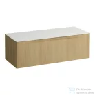Laufen ARUN fiókos elem 1200, 1 fiókkal, kivágás nélkül, Ardesia Bianca felülettel, Világos tölgy H4141201512501