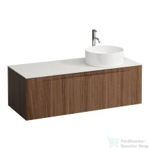   Laufen ARUN fiókos elem 1200, 1 fiókkal, kivágással jobb oldalon, Ardesia Bianca felülettel csaplyuk kivágással, Natúrfa H4141271516301