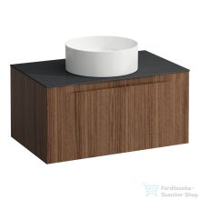   Laufen ARUN fiókos elem 800, 1 fiókkal, kivágással középen, Ardesia Nera felülettel, Natúrfa H4151011516301