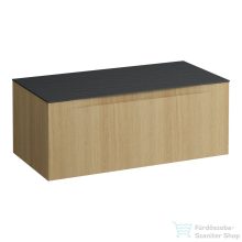   Laufen ARUN fiókos elem 1000, 1 fiókkal, kivágás nélkül, Ardesia Nera felülettel, Világos tölgy H4151101512501