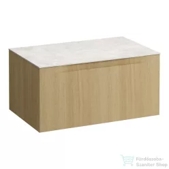   Laufen ARUN fiókos elem 800, 1 fiókkal, kivágás nélkül, Botticino Crema felülettel, Világos tölgy H4171001512501