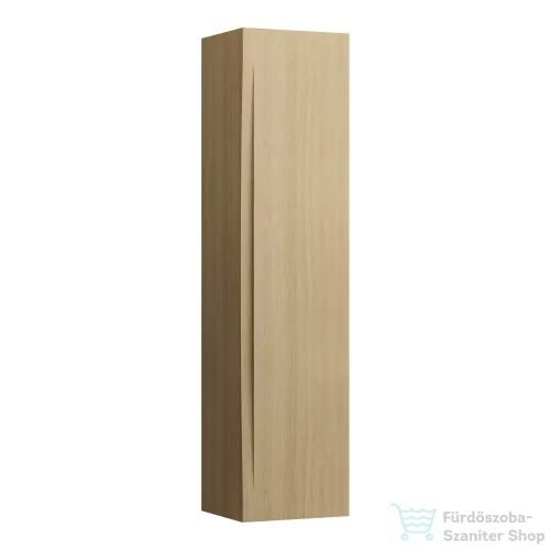 Laufen ARUN magas szekrény, 165 cm, 1 ajtóval, ajtózsanér jobb oldalon, világos tölgy H4195021512501
