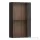 Laufen ARUN 70x40x17 cm-es középmagas szekrény, elöl nyitott, füst üveg, natúrfa H4195101516301
