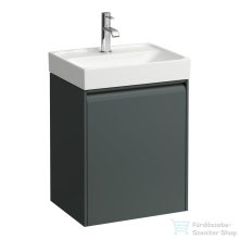   Laufen Meda 43,7x33,9 cm-es 1 ajtós fali szekrény H815111 mosdóhoz,jobbos,traffic grey H4215420112661