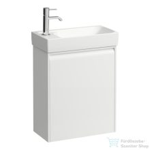   Laufen MEDA 43,5x22x51,5 cm-es 1 ajtós fali szekrény mosdó- és csaptelep nélkül, balos, matt fehér H4215510112601