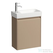   Laufen MEDA 43,5x22x51,5 cm-es 1 ajtós fali szekrény mosdó- és csaptelep nélkül, balos, cappuccino H4215510114651